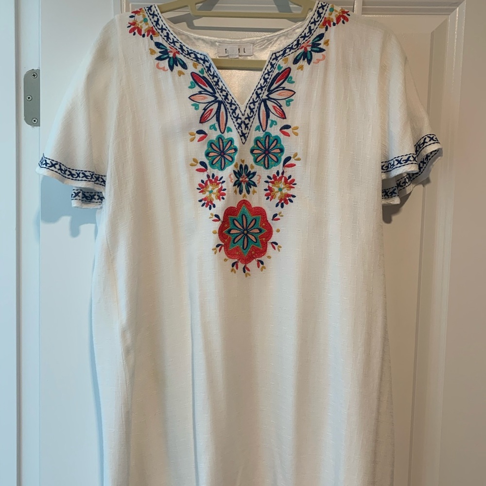 THML EMBROIDERED DRESS
